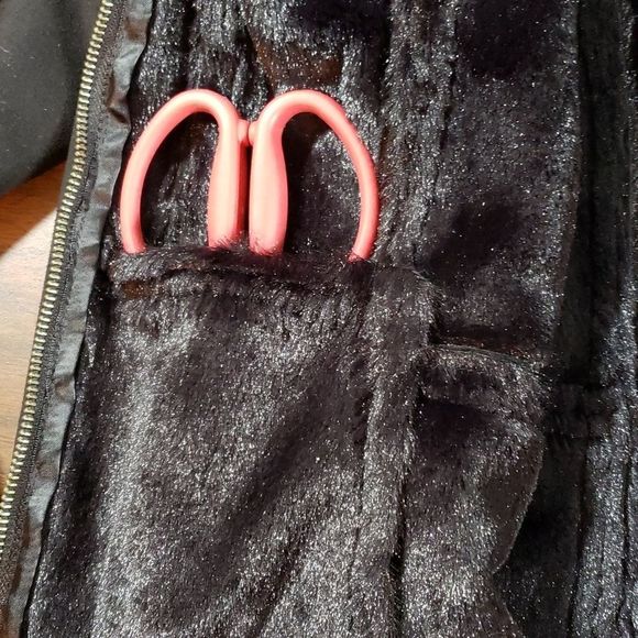 Harley-Davidson‎ Faux Fur & Suede Black Jacket Tribal Design Small - Picture 14 of 14